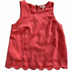 Monteau peach sleeveless blouse. Size M